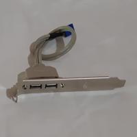 Scheda espansione PCI USB 2.0 - 2 porte per PC