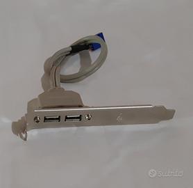 Scheda espansione PCI USB 2.0 - 2 porte per PC