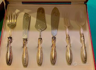 Servizio posate in argento 800 - 6 pezzi