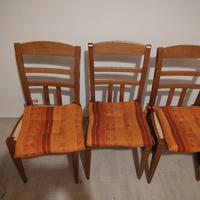 sedie in finto legno 