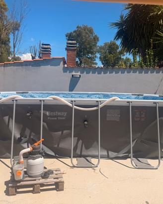 Piscina ovale Bestway power steel