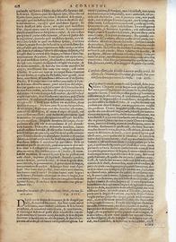 Rara Pagina della Bibbia Italiana del 1566/67