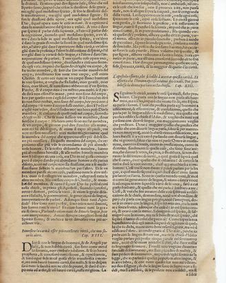 Rara Pagina della Bibbia Italiana del 1566/67