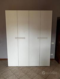 Armadio 4 ante bianco