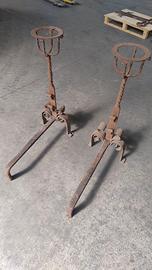 Alari da camino antichi