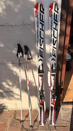 Sci Fischer Progressor 9+ 170cm - attacchi Rsx 212