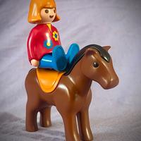 Playmobil 1.2.3. Ragazza a cavallo