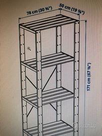 scaffale legno