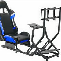 Simulatore  guida con Sedia Cortek Serie 6 Blu-Ner