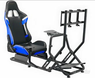 Simulatore  guida con Sedia Cortek Serie 6 Blu-Ner
