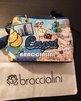 Braccialini Borsa CARTOLINE Capri.