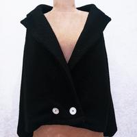 Giacca donna nera doppiopetto tg.S