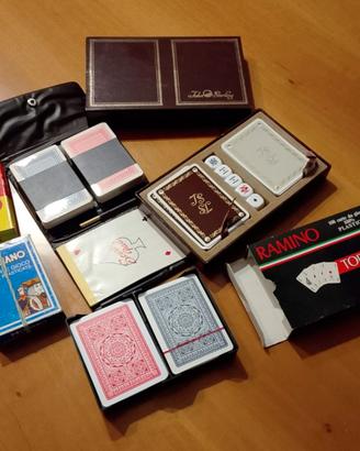 4 Set Carte da Gioco Vintage e Professionali (Mod