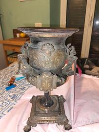 vaso antico in bronzo 