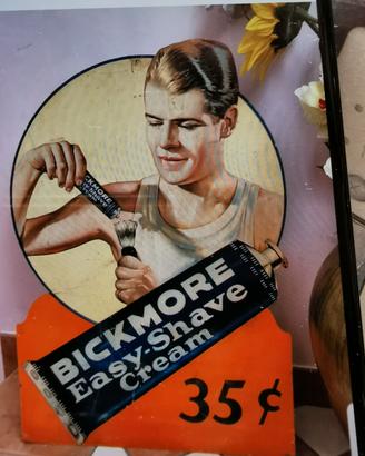 pubblicità crema da barba anni '30 Ronald Reagan. 