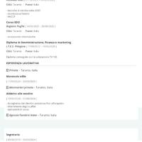 Pulizie, Manovale, autista, addetto vendite