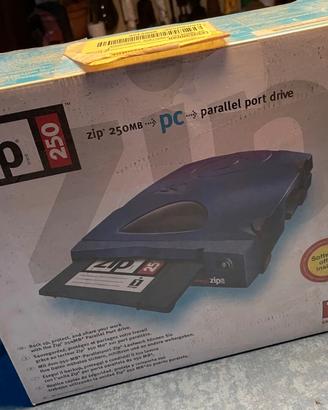 Lomega ZIP 250 Parallel Port NUOVO IMBALLATO