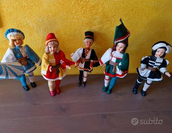 Collezione bamboline souvenir vintage 