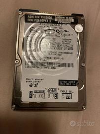 hard disk 2.5 ide 5400 rpm 40 gb per portatili