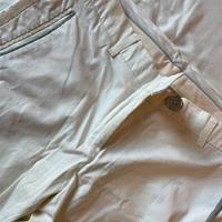 Pantaloni bianchi aderenti Moncler
