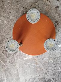 lampadario plafoniera a faretti regolabile 
