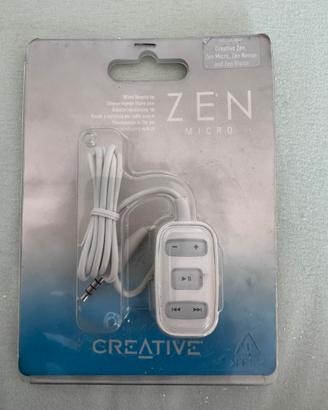 Telecomando Wired Creative Zen Micro Nuovo