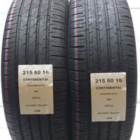2 GOMME 215 60 16 CONTINENTAL A1888