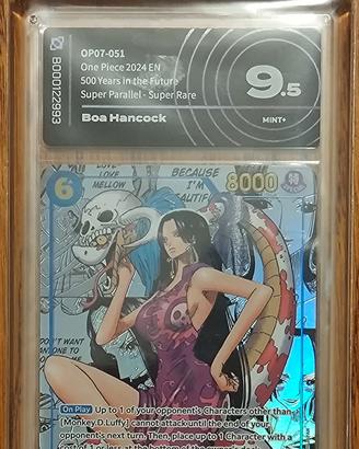 One piece TCG Boa Hancock OP07 GRADATA