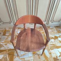 Sedia in Noce Designer 