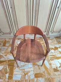 Sedia in Noce Designer 