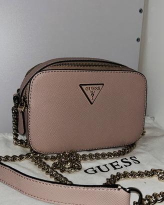 🌸 borsa rosa cipria Guess,praticamente nuova