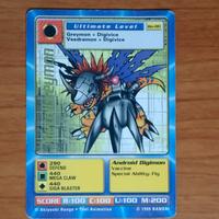 CARTE DIGIMON VINTAGE 1999