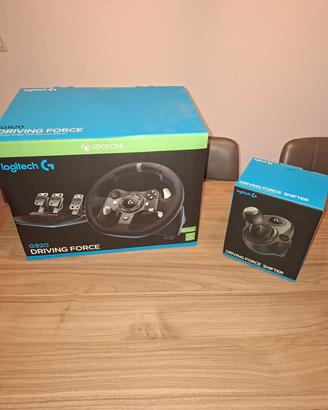 Logitech G920 Driving Force + Cambio Shifter (Xbox