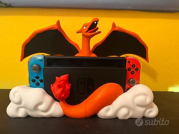 Supporto per nintendo switch pokemon charizard