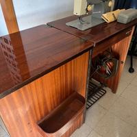 Macchina da cucire necchi 76 vintage con mobile