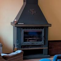 camino a muro 14 kw canalizzato