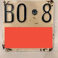 Targa uso collezionisti Lambretta LD 150 + cassone