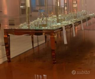 Tavolo Venice specchiato  rettangolare 