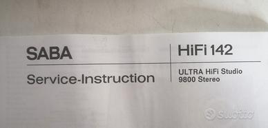 Saba ULTRA Hifi Studio 9800 Stereo