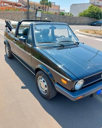 Golf 1 serie cabrio Targa oro