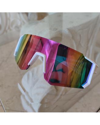 Occhiali sportivi a mascherina UV400 polarizzati