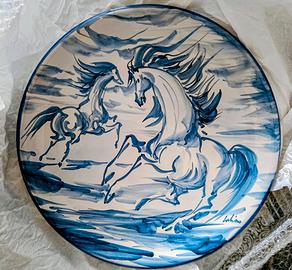 Piatto  ceramica di  Eliseo Salino