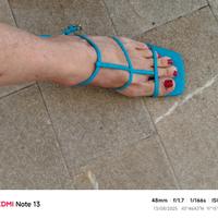 Sandali donna,azzurri