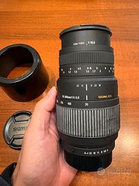 Obbiettivo Sigma per Pentax 70-300