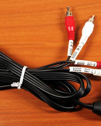 Cavo Audio video Scart RCA Audio 2 Mt
