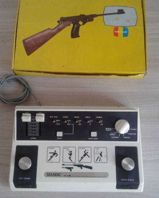 Videogioco Vintage Soundic anni 70 con accessorio