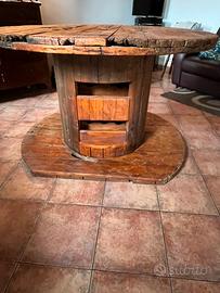 Bobina in legno grande (porta bottiglie)