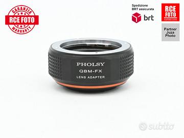 PHOLSY Anello Adattatore Rollei QBM / Fuji X Mount