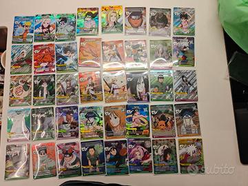 Naruto mythos 1 edizione 52 card rare diverse