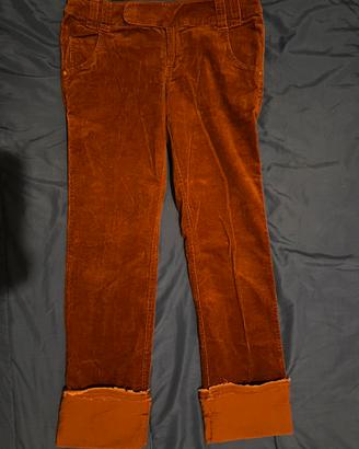 Pantaloni velluto ruggine Oviesse Young